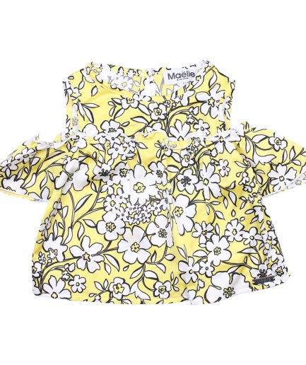 SPRING YELLOW Tops For Girls