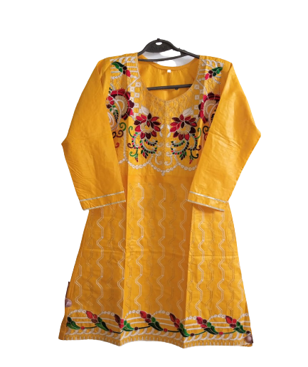 Mian Channun Embroidery Shirts For Girls