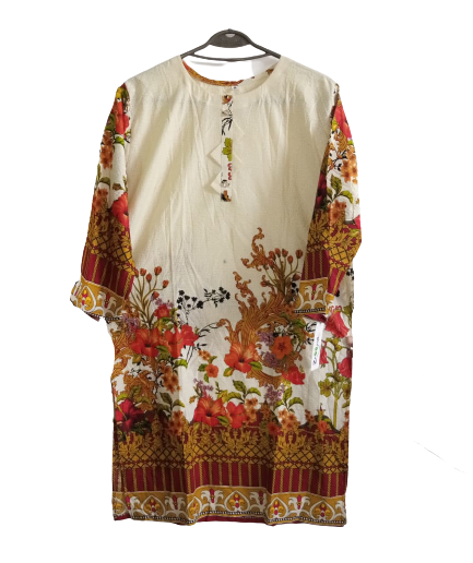 Nawabshah Lawn Printed Kurti