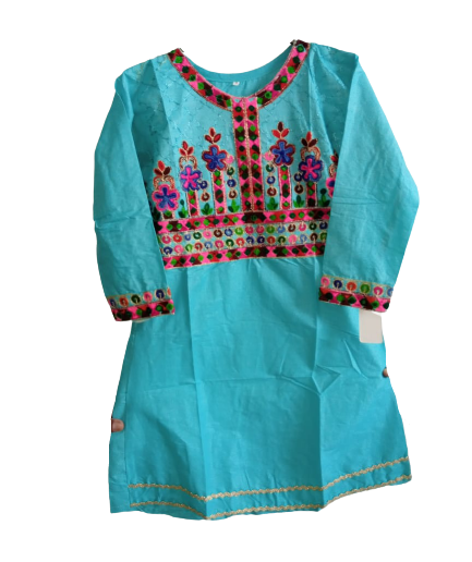 Pattoki Embroidery Shirts For Girls