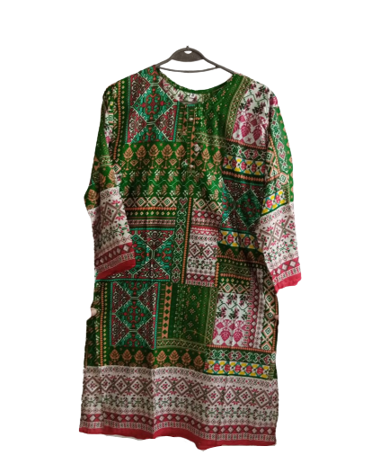 Mingaora Lawn Printed Kurti