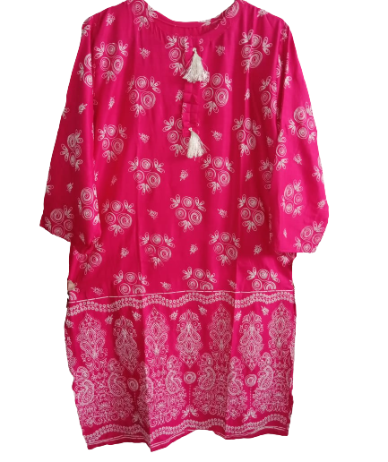 Muzaffarabad Emboss Print Shirt For Women