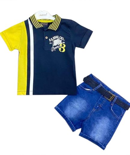 BABY HOOD T.Shirt & Short Set For Baby Boys