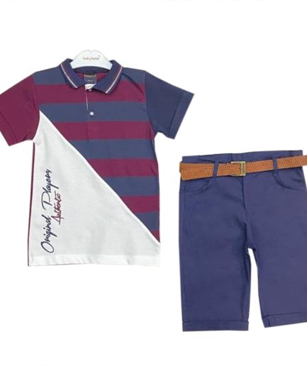 PLAYER T.Shirt & Shorts Set For Boys
