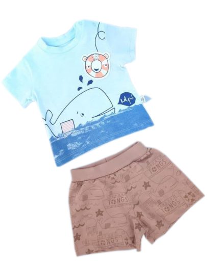 UNDER THE SEA T.shirt Set Baby Boys