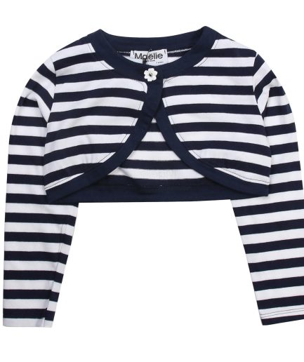 BLUE & WHITE Shrug For Girls - MAELIE