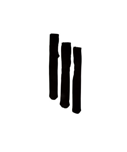 Black 3 Pack Tights For Baby Girls