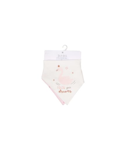 FOLLOW YOUR DREAMS BIBS Set For Baby Girls