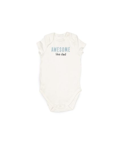 AWESOME LIKE DAD Bodysuit for Baby Boys
