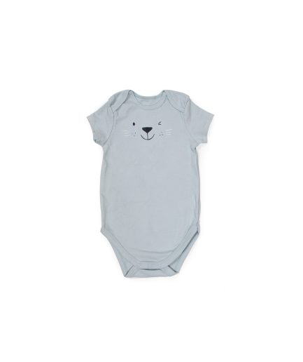 GRAY Bodysuit For Baby Boys
