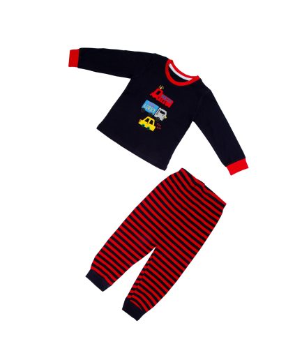 BIG LORRY Pajama Set For Baby Boys